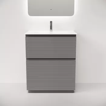 Тумба под раковину Sancos Folk Floor 69 см FL70FES напольная, Ergraut soft