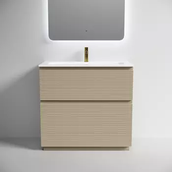 Тумба под раковину Sancos Folk Floor 89 см FL90FCP напольная, капучино