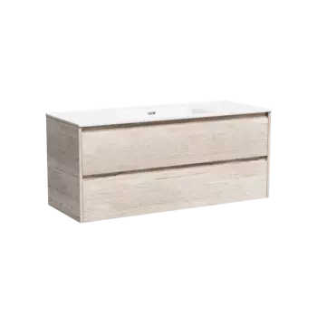 Тумба под раковину Sancos Libra 119 см LB120-1EG подвесная, дуб галифакс натуральный