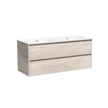 Тумба под раковину Sancos Libra 119 см LB120-2EG подвесная, дуб галифакс натуральный