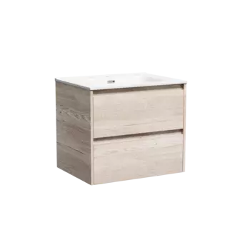 Тумба под раковину Sancos Libra 59 см LB60EG подвесная, дуб галифакс натуральный