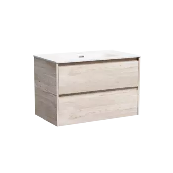 Тумба под раковину Sancos Libra 79 см LB80EG подвесная, дуб галифакс натуральный