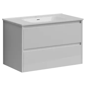 Тумба под раковину Sancos Libra 79 см LB80W подвесная, белая