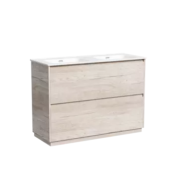 Тумба под раковину Sancos Libra Floor 119 см LB120F-2EG напольная, дуб галифакс натуральный