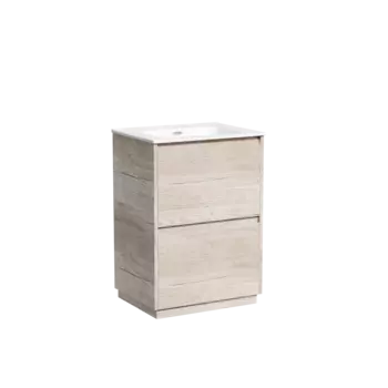 Тумба под раковину Sancos Libra Floor 59 см LB60FEG напольная, дуб галифакс натуральный