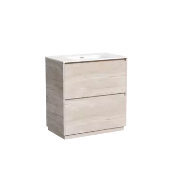 Тумба под раковину Sancos Libra Floor 79 см LB80FEG напольная, дуб галифакс натуральный