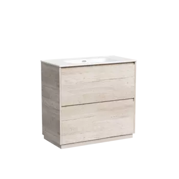 Тумба под раковину Sancos Libra Floor 89 см LB90FEG напольная, дуб галифакс натуральный