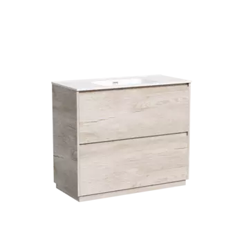 Тумба под раковину Sancos Libra Floor 99 см LB100FEG напольная, дуб галифакс натуральный