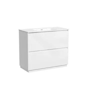 Тумба под раковину Sancos Libra Floor 99 см LB100FW напольная, белая