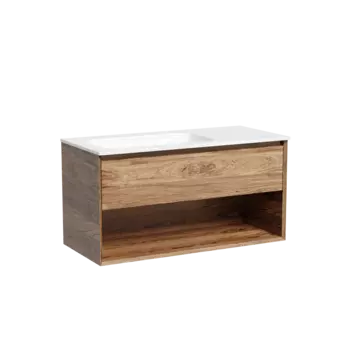 Тумба под раковину Sancos Marmi 1.0 100 см MR1.0100LECH дуб чарльстон, левая