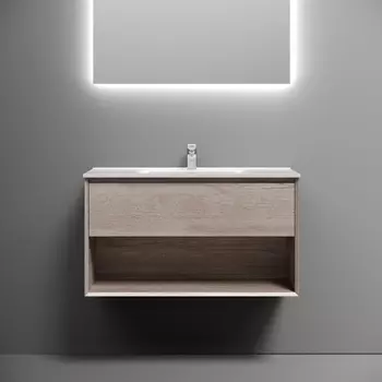 Тумба под раковину Sancos Marmi 1.0 89 см MR1.090EG Дуб галифакс натуральный