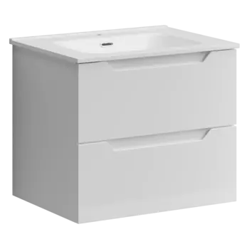 Тумба под раковину Sancos Norma 2.0 59 см NR2.060W подвесная, белая