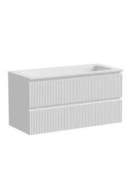 Тумба под раковину Sancos Snob R 100 см SNR100W подвесная, Bianco