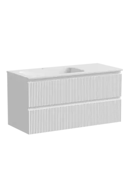 Тумба под раковину Sancos Snob R 100 см SNR100LW подвесная, Bianco