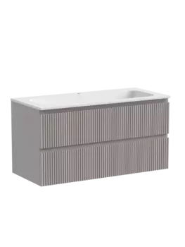 Тумба под раковину Sancos Snob R 100 см SNR100SM подвесная, Doha Soft