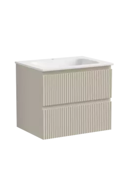 Тумба под раковину Sancos Snob R 59 см SNR60CE подвесная, Beige Soft