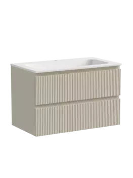 Тумба под раковину Sancos Snob T 79 см SNT80CE подвесная, Beige Soft