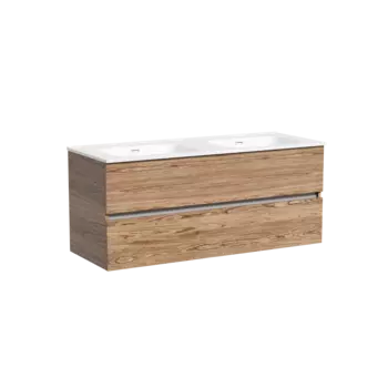 Тумба под раковину Sancos Urban 119 см UR120-2ECH подвесная, дуб чарльстон