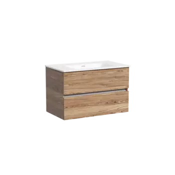 Тумба под раковину Sancos Urban 79 см UR80ECH подвесная, дуб чарльстон