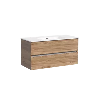 Тумба под раковину Sancos Urban 99 см UR100ECH подвесная, дуб чарльстон