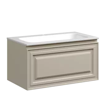 Тумба под раковину Sancos Very 79 см VR80CE подвесная, Beige Soft