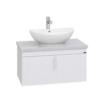 Тумба под раковину СанТа Юпитер 78 см 700357 белая, светлая