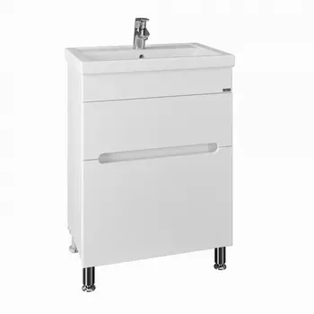 Тумба под раковину СанТа Лондон 56х85 224005л белая