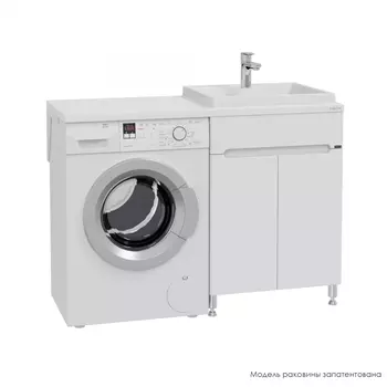 Тумба под раковину СанТа Лондон 59х97 224033 напольная, белая