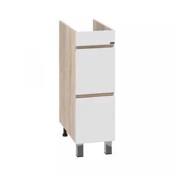 Тумба под раковину СанТа Марс 29 см 700399 напольная, белая, янтарная