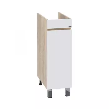 Тумба под раковину СанТа Марс 29 см 700397 напольная, белая, янтарная