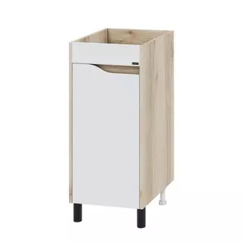 Тумба под раковину СанТа Сатурн 38 см 700407 белый, дуб австрийский