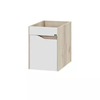 Тумба под раковину СанТа Сатурн 38 см 700406 белый, дуб австрийский