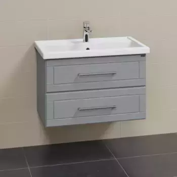 Тумба под раковину СанТа Венера 77х54 221024 подвесная, дуб серый