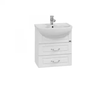 Тумба под раковину СанТа Верона 49 см 700190 подвесная, белая