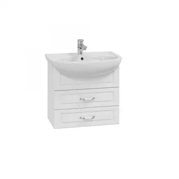 Тумба под раковину СанТа Верона 57 см 700191 подвесная, белая