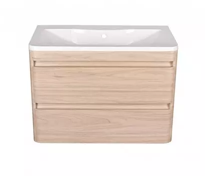 Тумба под раковину Style Line Атлантика 100 люкс ясень перламутр подвесная