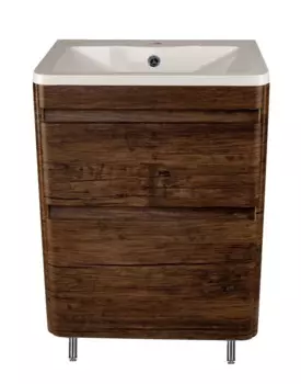 Тумба под раковину Style Line Атлантика 60 Люкс Plus старое дерево
