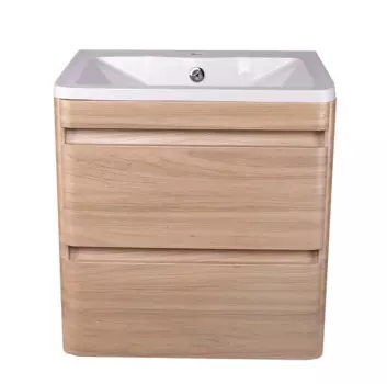 Тумба под раковину Style Line Атлантика 60 Люкс Plus ясень перламутр