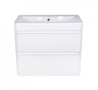Тумба под раковину Style Line Атлантика 80 люкс белая антискрейч