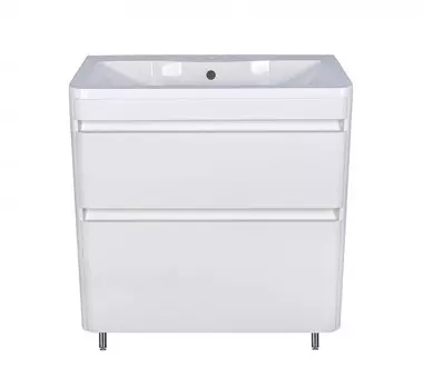 Тумба под раковину Style Line Атлантика 80 белая антискрейч