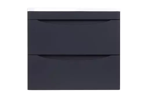 Тумба под раковину Style Line Бергамо мини 59.1 см СС-00002318 подвесная черная антискрейтч