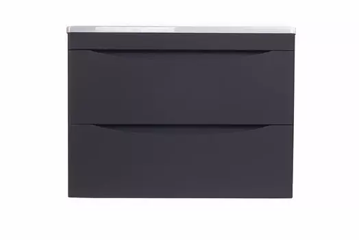 Тумба под раковину Style Line Бергамо мини 69 см СС-00002321 подвесная черная антискрейтч