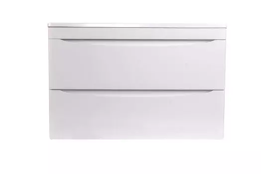 Тумба под раковину Style Line Бергамо мини 79 см СС-00002322 подвесная белая антискрейтч