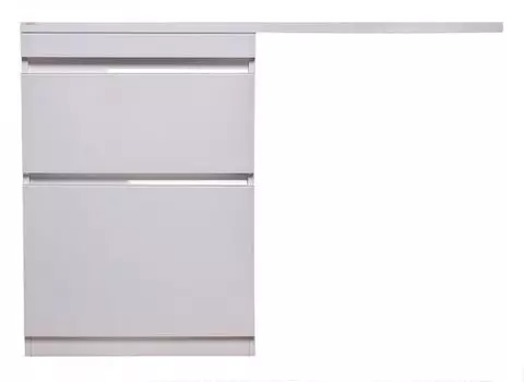 Тумба под раковину Style Line Даймонд 120 белая левая