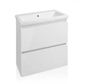 Тумба под раковину Style Line Даймонд 80 белая