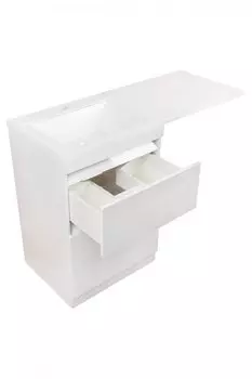 Тумба под раковину Style Line Даллас 110 Люкс белая