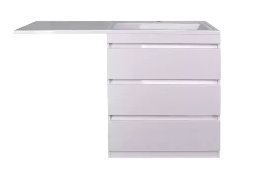 Тумба под раковину Style Line Даллас 140 Люкс белая R