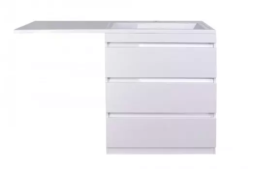 Тумба под раковину Style Line Даллас 150 см СС-00002305 напольная, 3 ящика