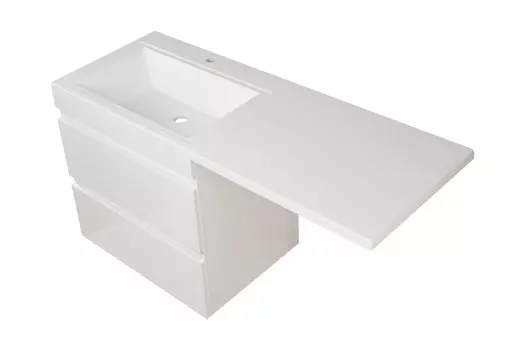 Тумба под раковину Style Line Даллас 77 см СС-00002337 подвесная, белая