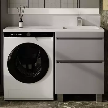 Тумба под раковину Style Line El Fante 58 см СС-00002450 напольная, серая